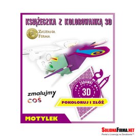 Kolorowanka 3D - Motyl + Plansza + Bajka Dydaktyczna